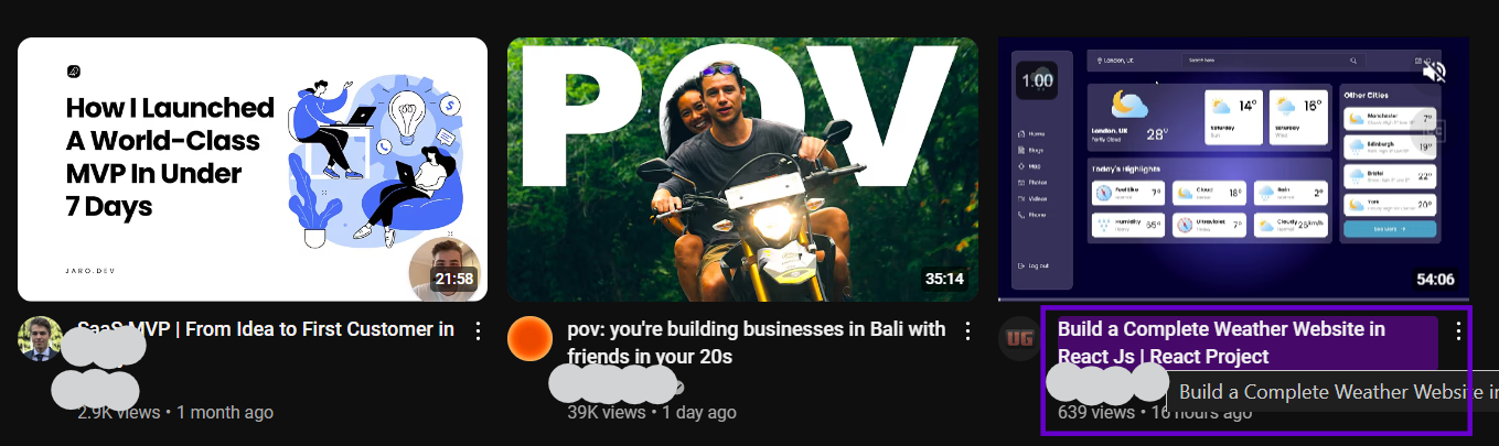 Select Elements to Hide